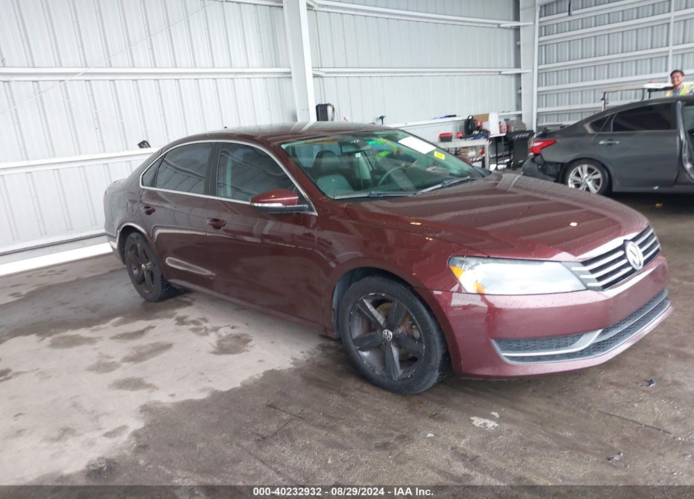 2012 VOLKSWAGEN PASSAT 2.5L SE VIN: 1VWBP7A33CC038506