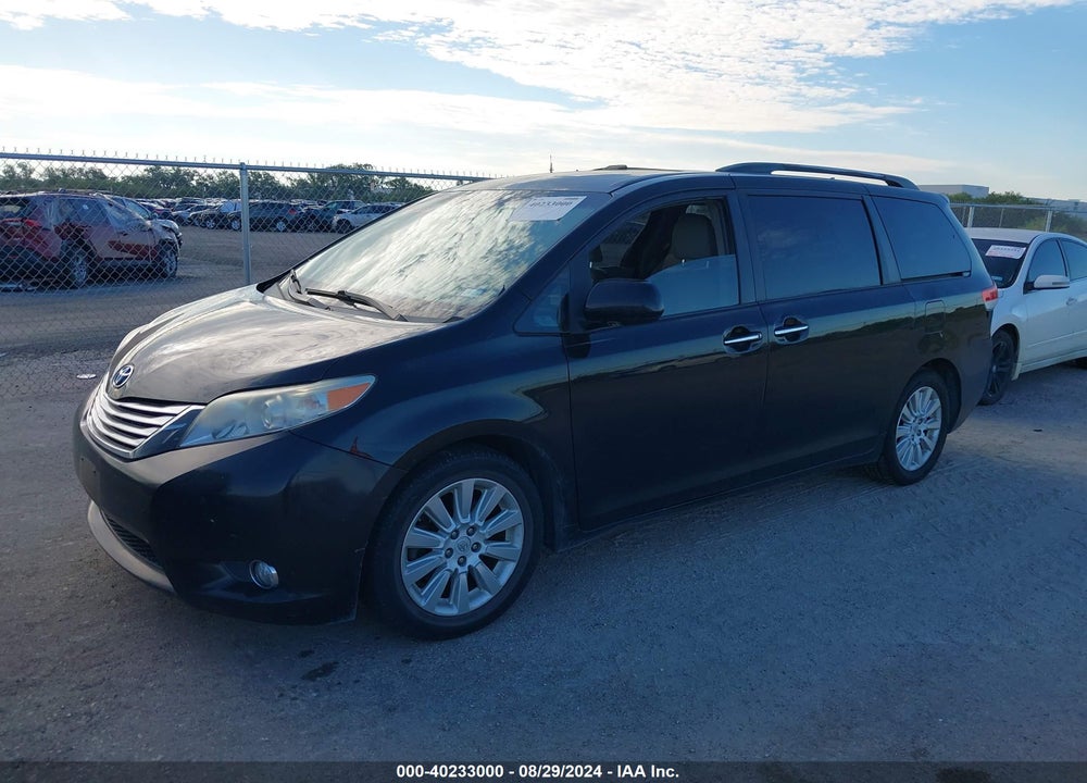 2011 TOYOTA SIENNA LIMITED V6 VIN: 5TDYK3DC7BS126892
