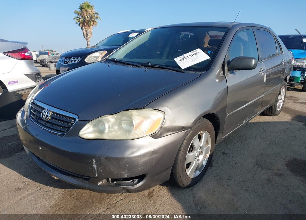 2005 TOYOTA COROLLA LE VIN: 1NXBR32E75Z447722