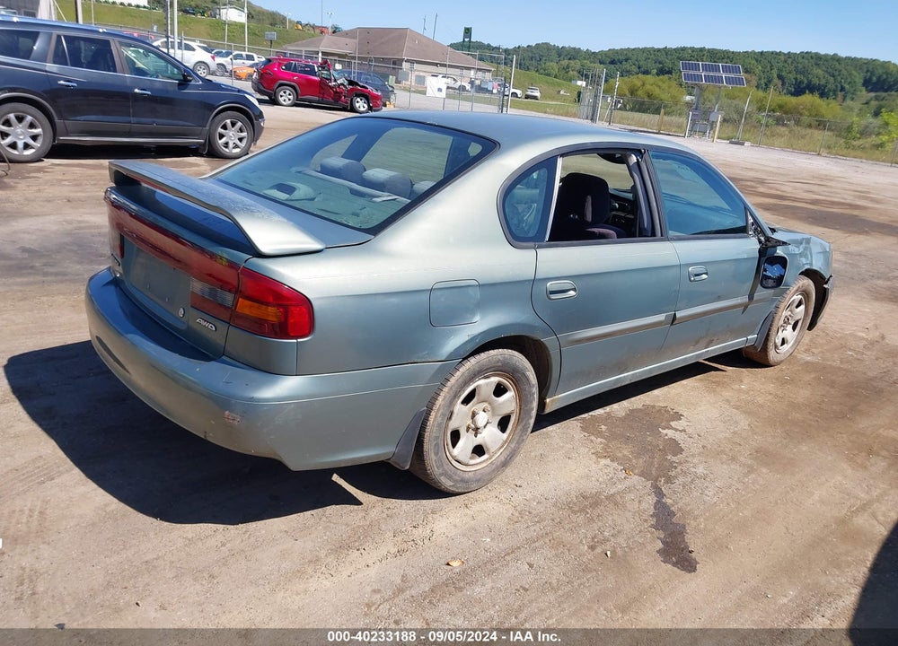 2004 SUBARU LEGACY VIN: 4S3BE625547206921