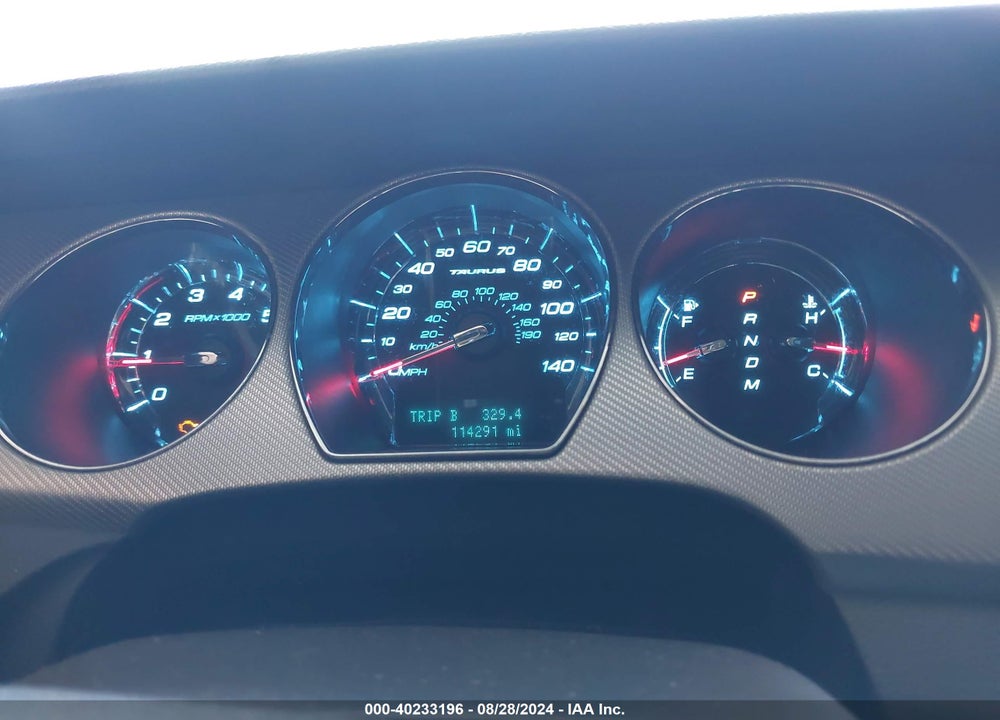 2010 FORD TAURUS SHO VIN: 1FAHP2KT4AG109609