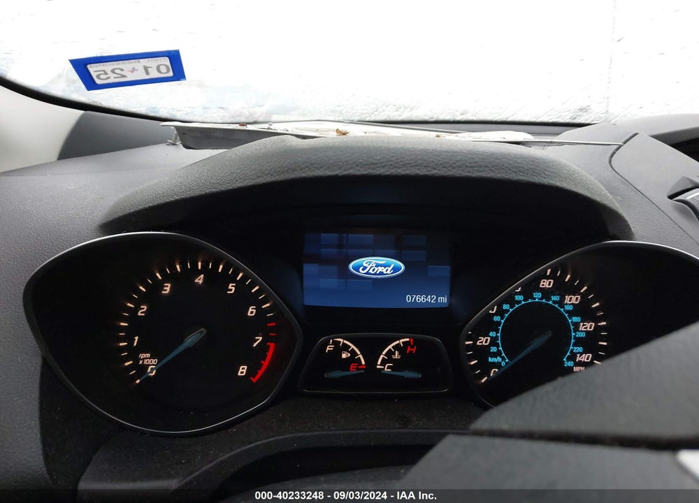 2014 FORD ESCAPE S VIN: 1FMCU0F7XEUE51325