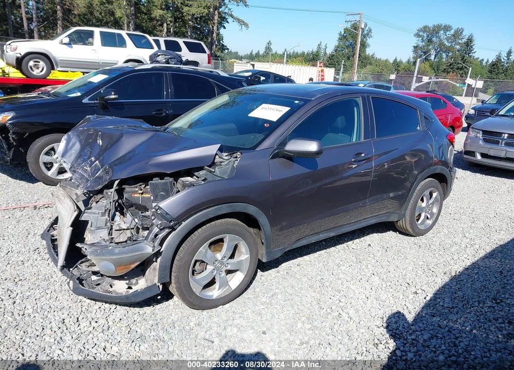 2016 HONDA HR-V LX VIN: 3CZRU6H31GM705341