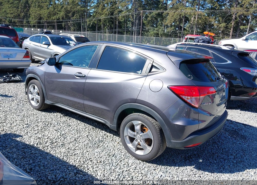 2016 HONDA HR-V LX VIN: 3CZRU6H31GM705341