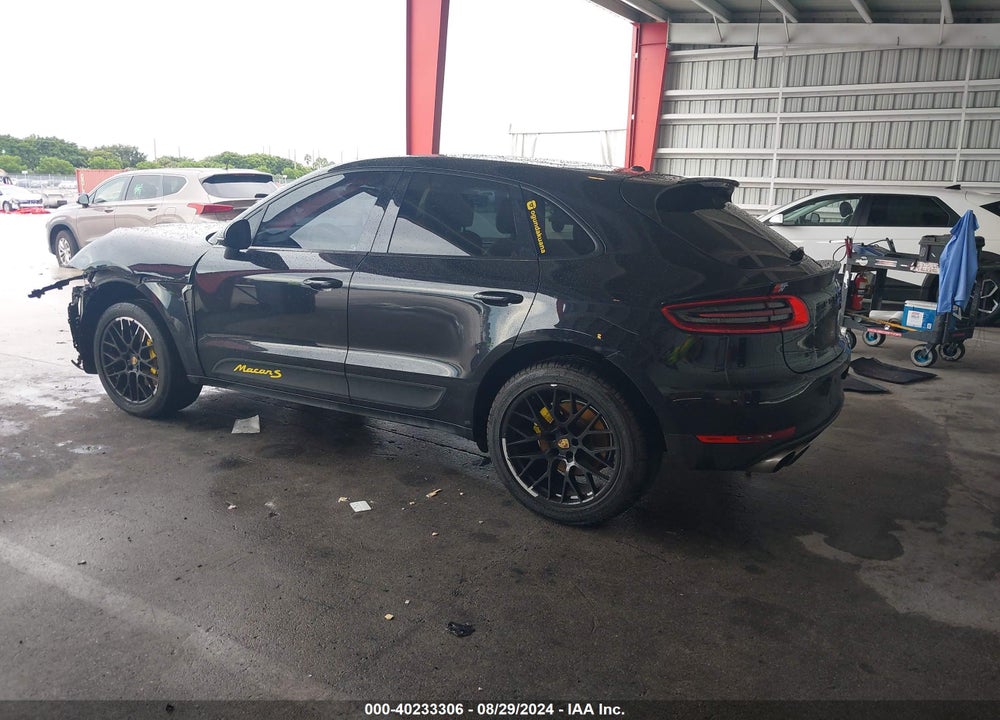 2015 PORSCHE MACAN S VIN: WP1AB2A5XFLB58212