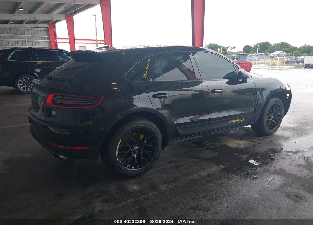 2015 PORSCHE MACAN S VIN: WP1AB2A5XFLB58212