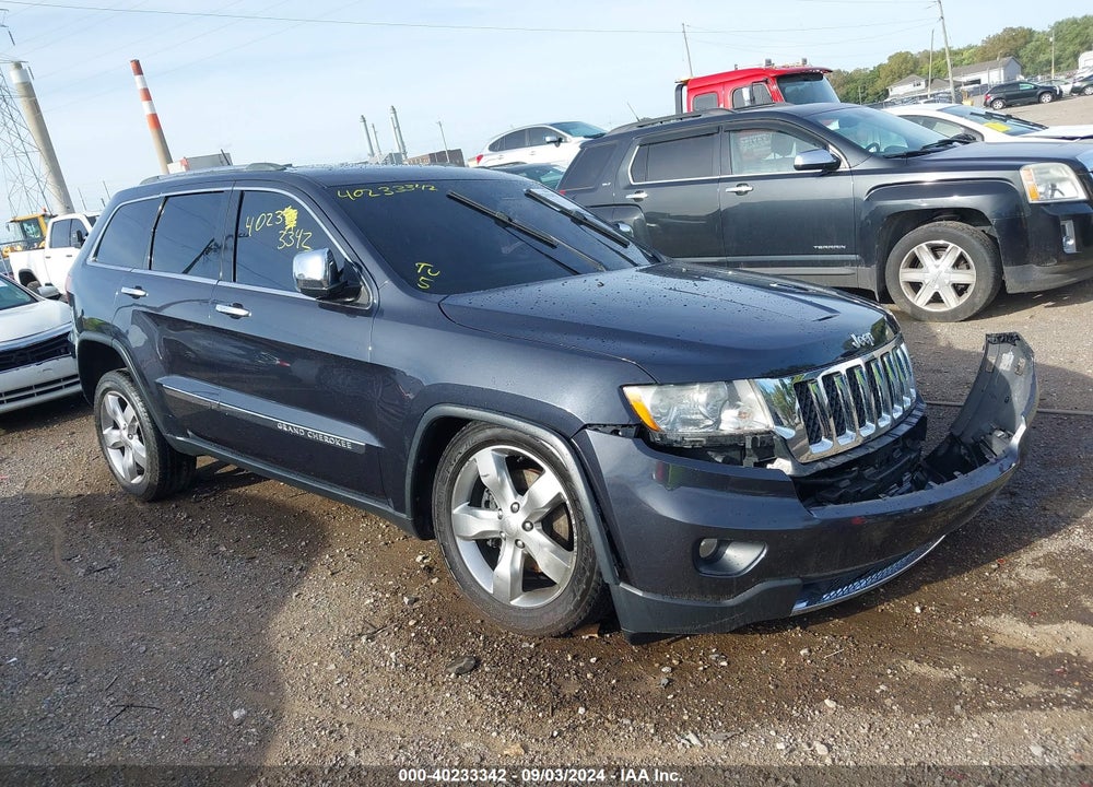 2012 JEEP GRAND CHEROKEE OVERLAND VIN: 1C4RJFCT1CC347059