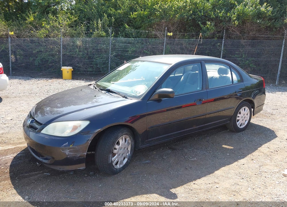 2004 HONDA CIVIC LX VIN: 2HGES16524H543359