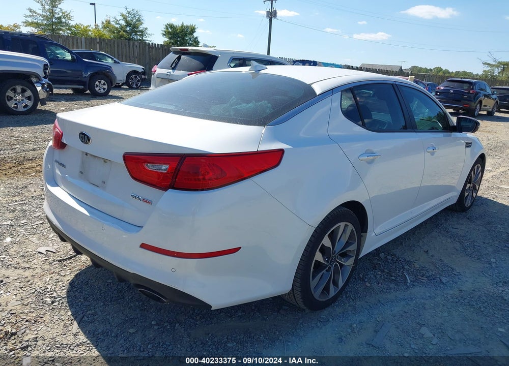 2015 KIA OPTIMA SX VIN: 5XXGR4A79FG424971