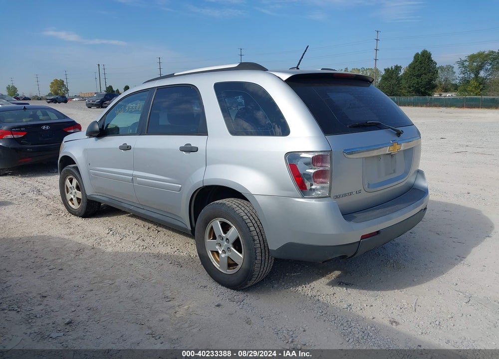 2009 CHEVROLET EQUINOX LS VIN: 2CNDL13F196215563