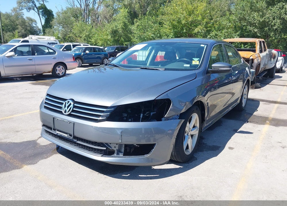 2013 VOLKSWAGEN PASSAT 2.5L SE VIN: 1VWBH7A38DC118155