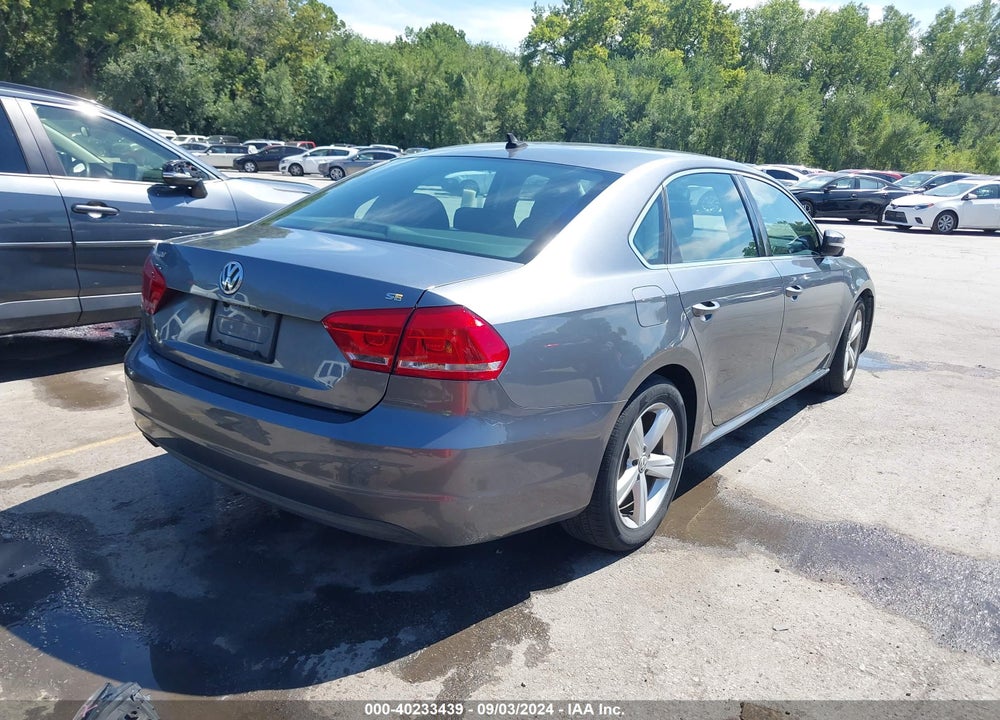 2013 VOLKSWAGEN PASSAT 2.5L SE VIN: 1VWBH7A38DC118155