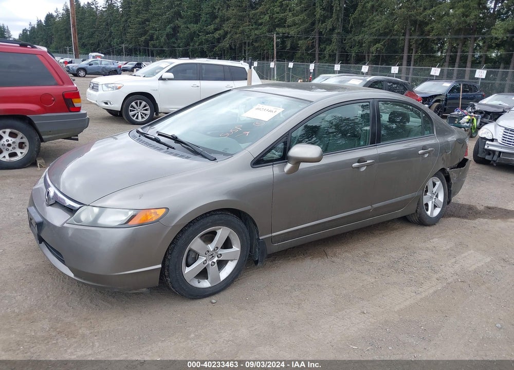 2008 HONDA CIVIC EX-L VIN: 2HGFA16938H332154