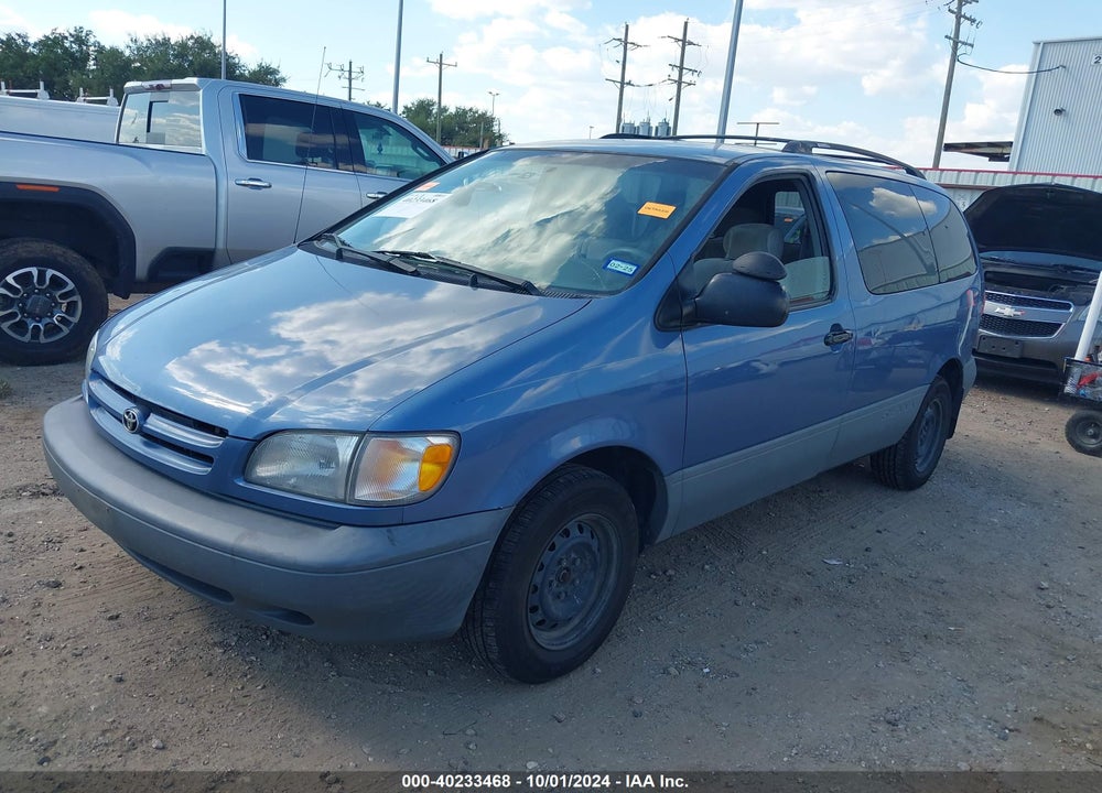 2000 TOYOTA SIENNA CE VIN: 4T3GF19C4YU181708