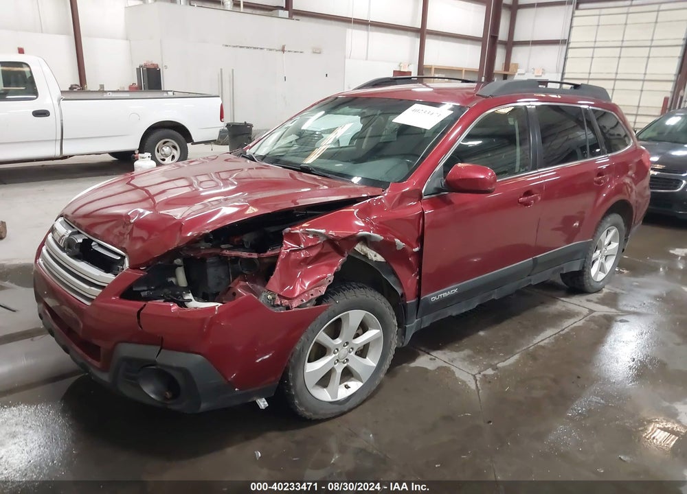 2013 SUBARU OUTBACK 2.5I PREMIUM VIN: 4S4BRCCC1D3289072