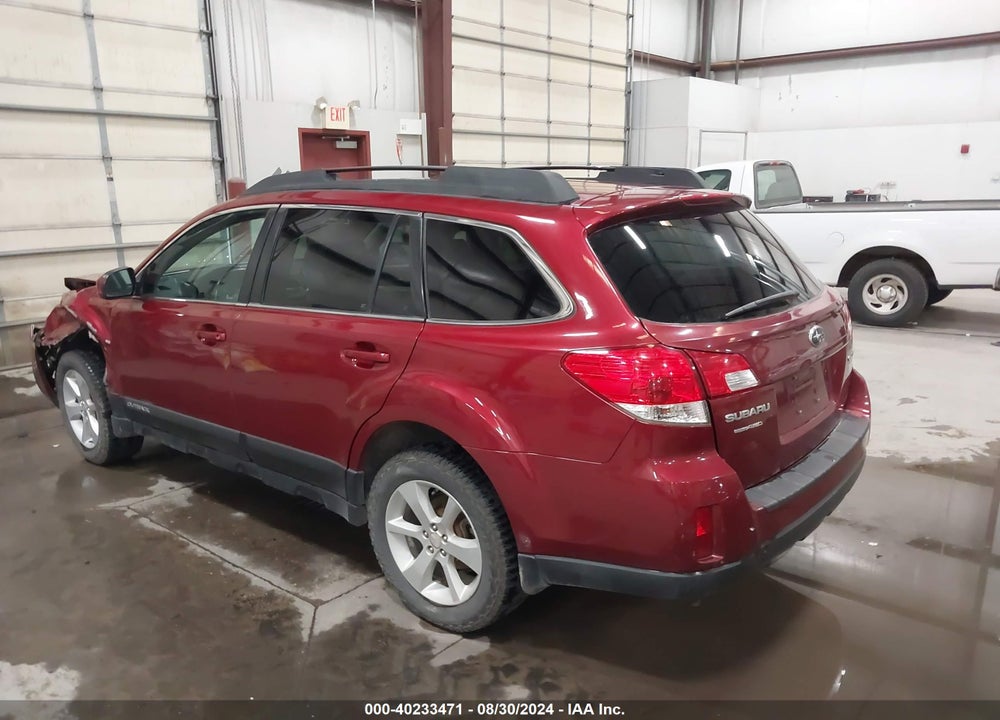 2013 SUBARU OUTBACK 2.5I PREMIUM VIN: 4S4BRCCC1D3289072