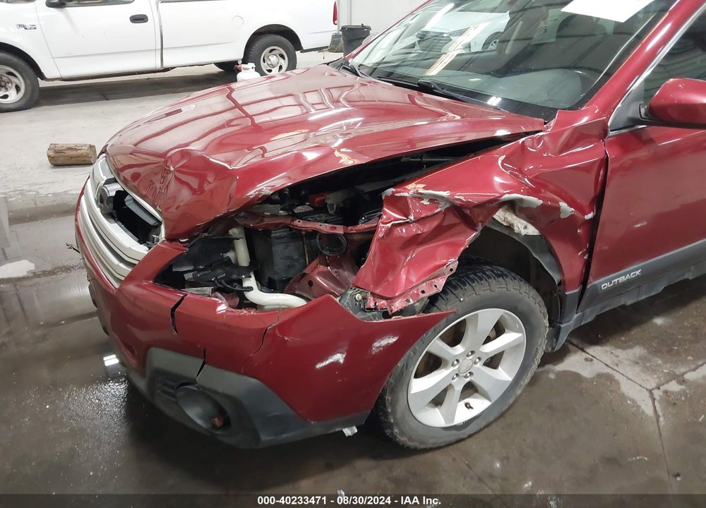 2013 SUBARU OUTBACK 2.5I PREMIUM VIN: 4S4BRCCC1D3289072