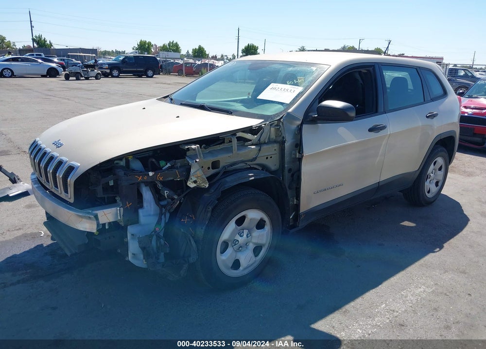2015 JEEP CHEROKEE SPORT VIN: 1C4PJMABXFW764527