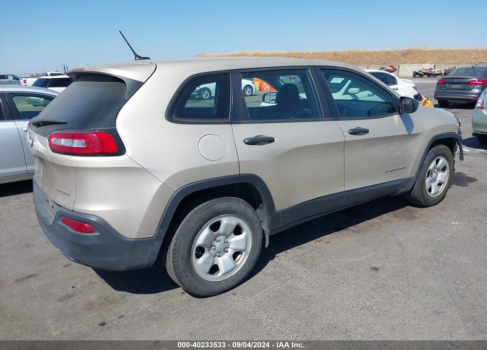 2015 JEEP CHEROKEE SPORT VIN: 1C4PJMABXFW764527