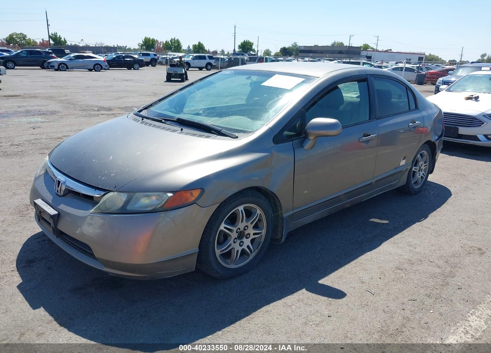 2007 HONDA CIVIC LX VIN: 1HGFA16527L018168