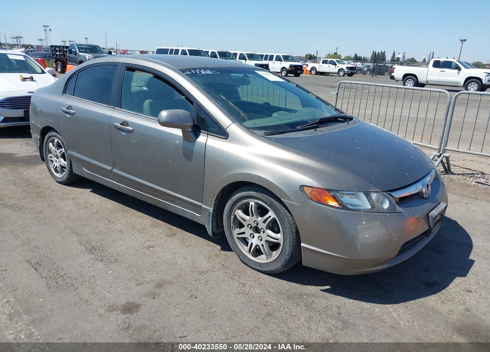 2007 HONDA CIVIC LX VIN: 1HGFA16527L018168