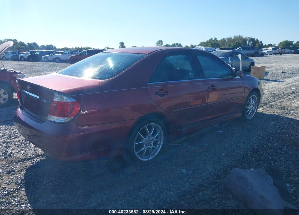 2006 TOYOTA CAMRY LE VIN: 4T1BE32K96U165763