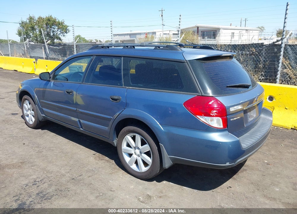 2008 SUBARU OUTBACK 2.5I/2.5I L.L. BEAN EDITION VIN: 4S4BP61C887309861