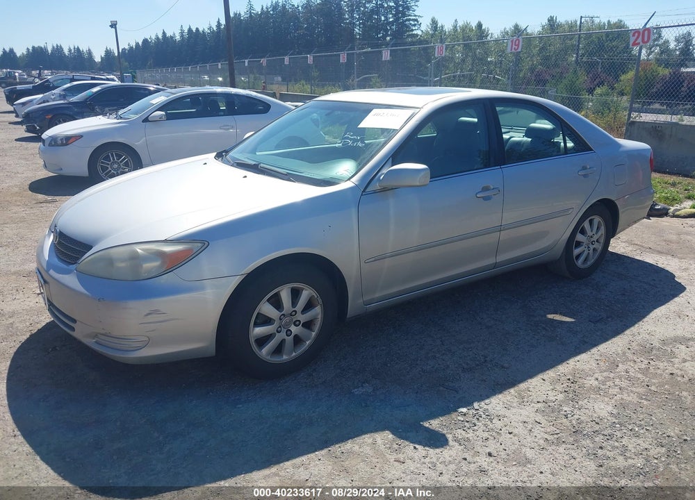 2002 TOYOTA CAMRY VIN: 4T1BE32KX2U579256