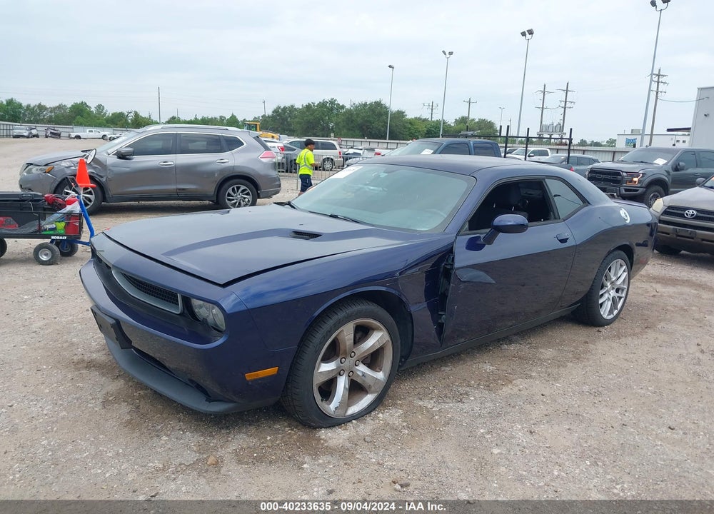 2013 DODGE CHALLENGER SXT VIN: 2C3CDYAG4DH663363