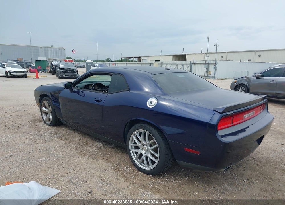 2013 DODGE CHALLENGER SXT VIN: 2C3CDYAG4DH663363
