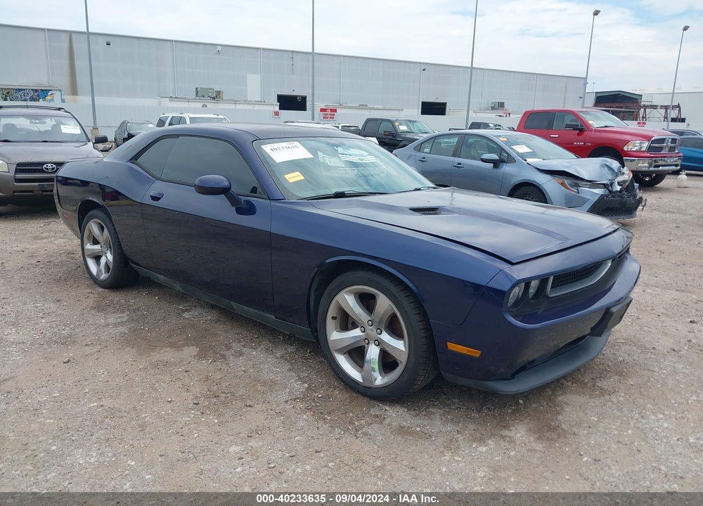 2013 DODGE CHALLENGER SXT VIN: 2C3CDYAG4DH663363