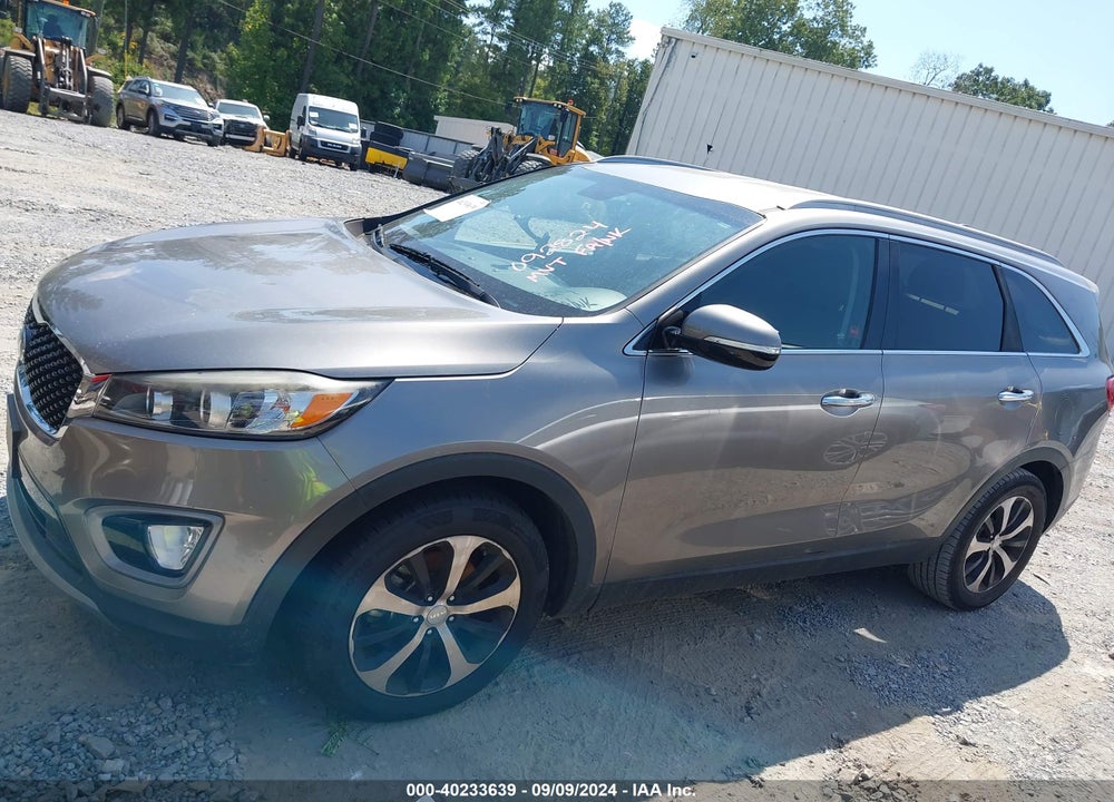 2016 KIA SORENTO 3.3L EX VIN: 5XYPH4A52GG092824