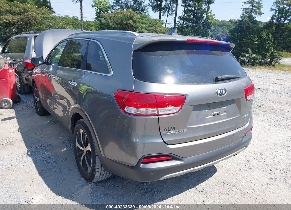 2016 KIA SORENTO 3.3L EX VIN: 5XYPH4A52GG092824