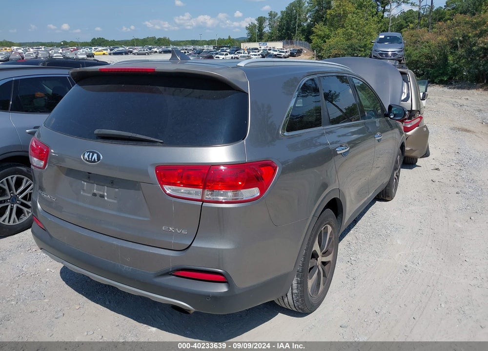 2016 KIA SORENTO 3.3L EX VIN: 5XYPH4A52GG092824