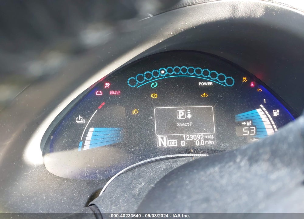 2013 NISSAN LEAF VIN: 1N4AZ0CP0DC403828