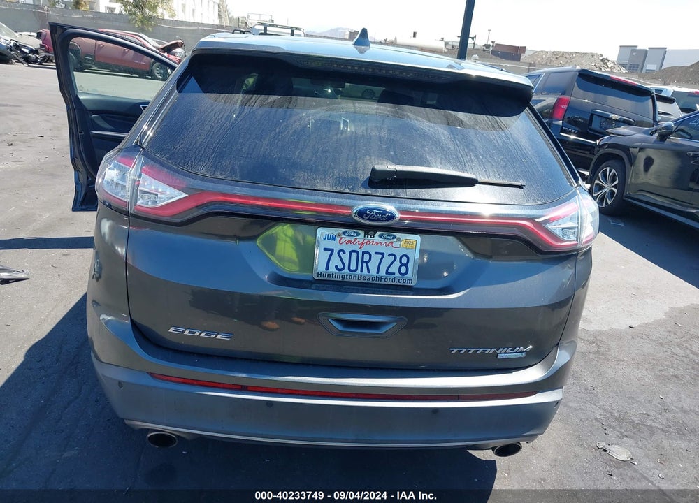 2016 FORD EDGE TITANIUM VIN: 2FMPK3K93GBB53059