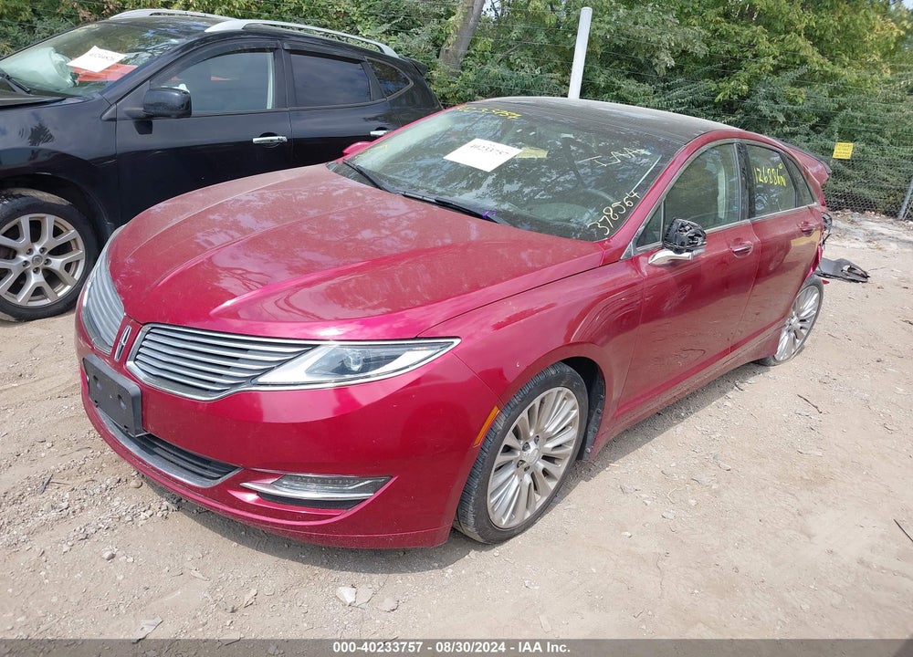 2014 LINCOLN MKZ VIN: 3LN6L2J91ER836302