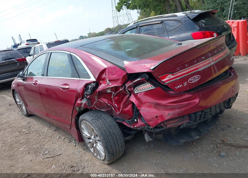 2014 LINCOLN MKZ VIN: 3LN6L2J91ER836302
