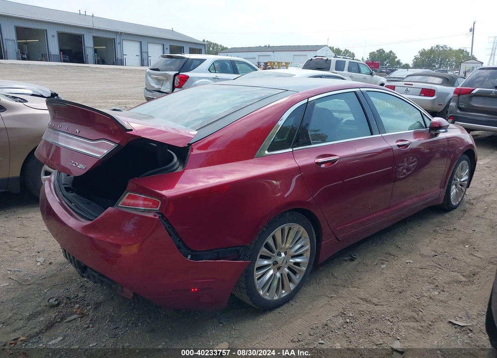 2014 LINCOLN MKZ VIN: 3LN6L2J91ER836302