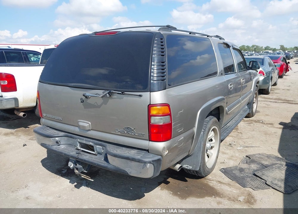 2001 CHEVROLET SUBURBAN 1500 LT VIN: 3GNEC16T51G223269