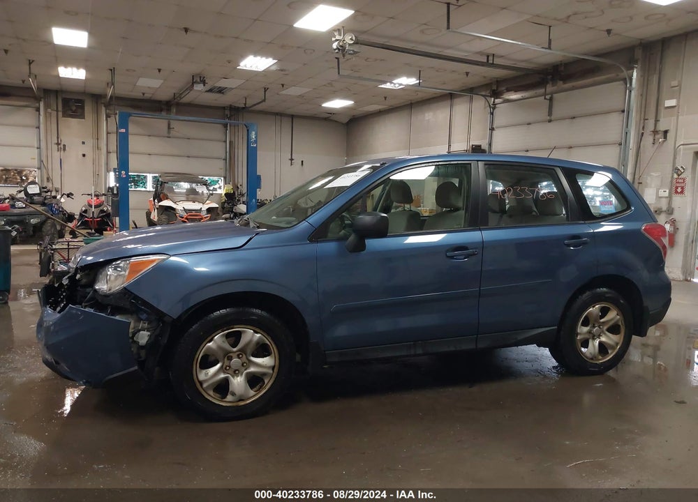 2015 SUBARU FORESTER 2.5I VIN: JF2SJAAC6FH825895
