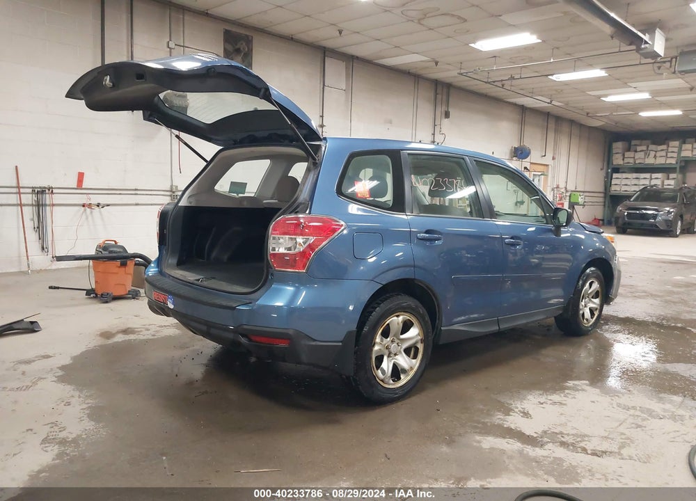2015 SUBARU FORESTER 2.5I VIN: JF2SJAAC6FH825895