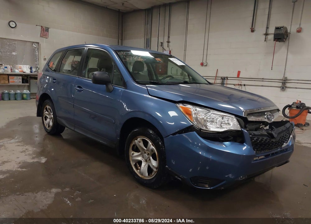 2015 SUBARU FORESTER 2.5I VIN: JF2SJAAC6FH825895