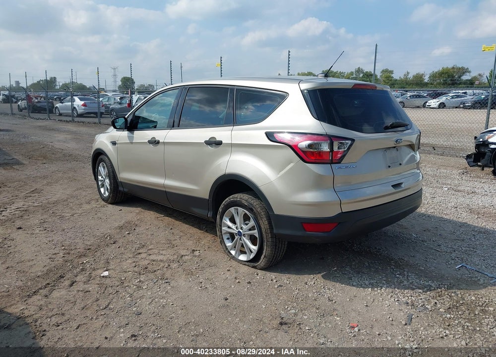 2017 FORD ESCAPE S VIN: 1FMCU0F75HUB97236