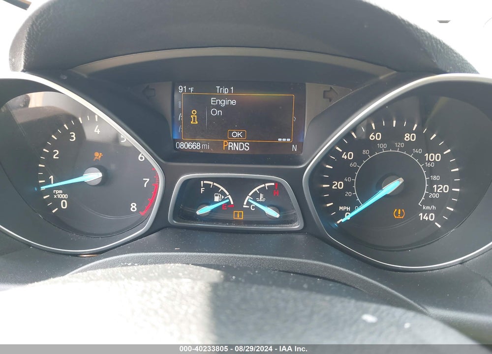 2017 FORD ESCAPE S VIN: 1FMCU0F75HUB97236