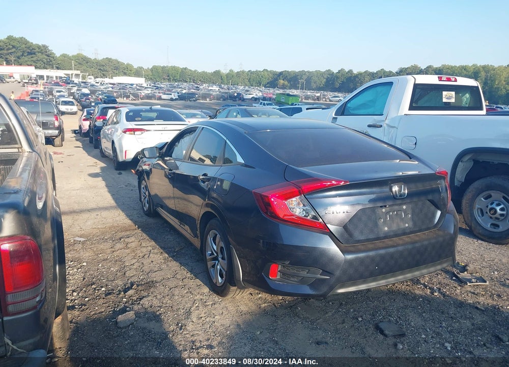 2017 HONDA CIVIC LX VIN: 19XFC2F52HE072269