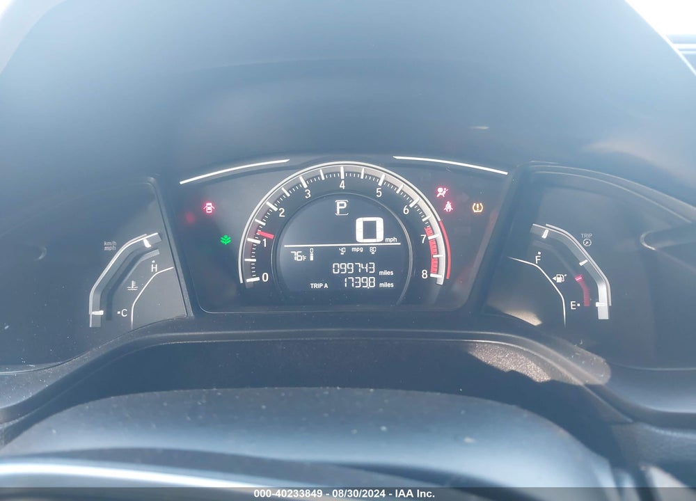 2017 HONDA CIVIC LX VIN: 19XFC2F52HE072269