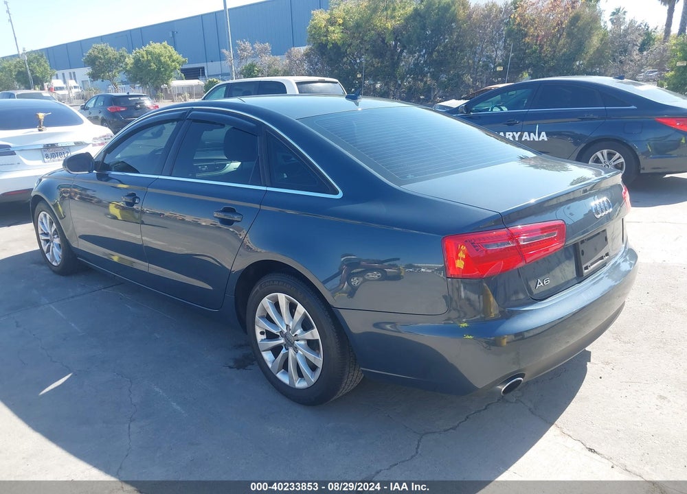 2014 AUDI A6 2.0T PREMIUM VIN: WAUFFAFC5EN045927
