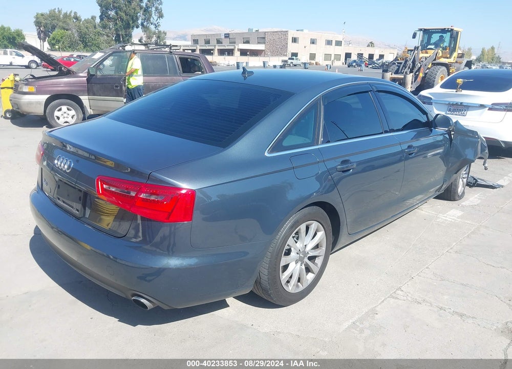 2014 AUDI A6 2.0T PREMIUM VIN: WAUFFAFC5EN045927