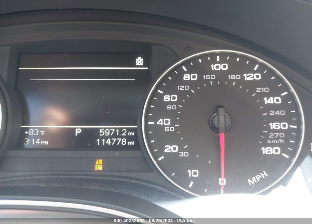 2014 AUDI A6 2.0T PREMIUM VIN: WAUFFAFC5EN045927